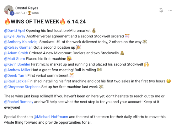 Wins of the Week 6.14.24