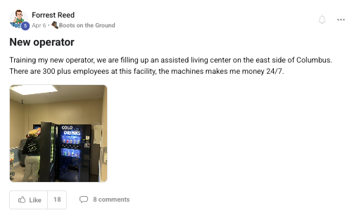 New operator training at 300-employee assisted living center