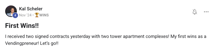 Two signed contracts with tower apartment complexes